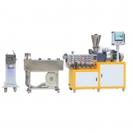 填充料母粒 回收料混合造粒機 雙螺桿擠出水拉條造粒線(xiàn) 點(diǎn)擊查看詳細說(shuō)明